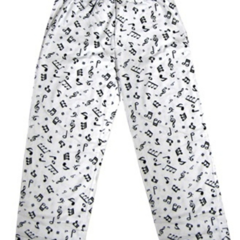 NWT Flannel Music Note Pajama Pants